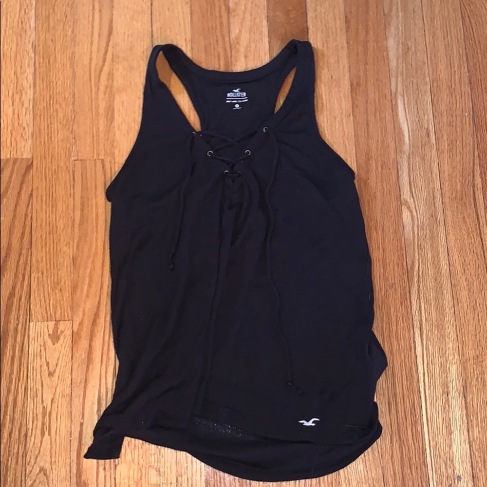 Lace Up Hollister Tank